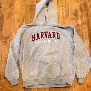 Champion Gray Harvard Law School Hoodie
